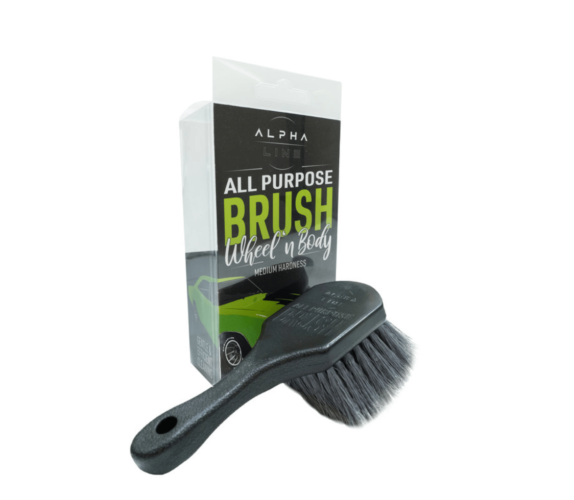 alpha line all purpose wheel & body brush